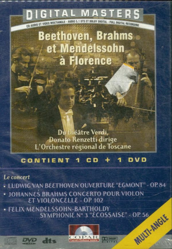 Beethoven, Brahms et Mendelssohn 51DVD+1CD) - Inconnu - DVD