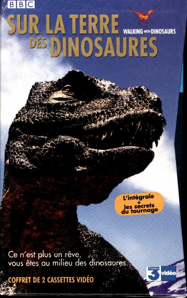 Sur la terre des dinosaures : Intégrale de la série en 6 épisodes + Making of (2 VHS) - Tim Haines - VHS