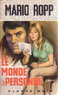Le monde à personne - Mario Ropp - Livre