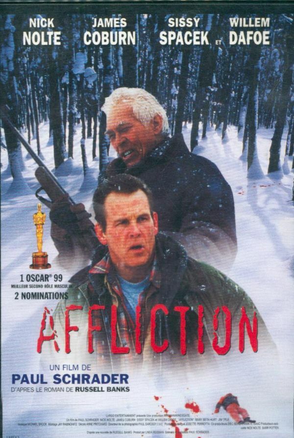 Affliction - Sissy Spacek, Paul Schrader, Nick Nolte, James Coburn, Willem Dafoe, Mary Beth Hurt - DVD