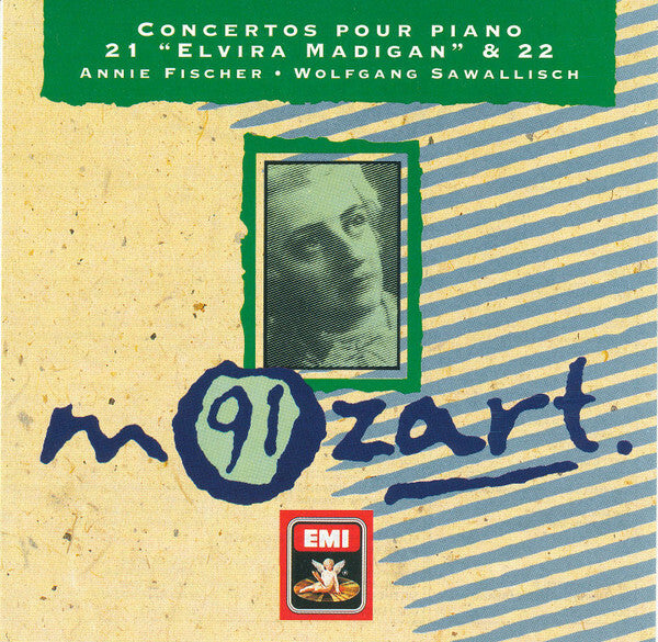 Mozart, Annie Fischer, Wolfgang Sawallisch - Concertos Pour Piano 21 Elvira Madigan & 22 - Mozart, Annie Fischer: Wolfgang Sawallisch - CD