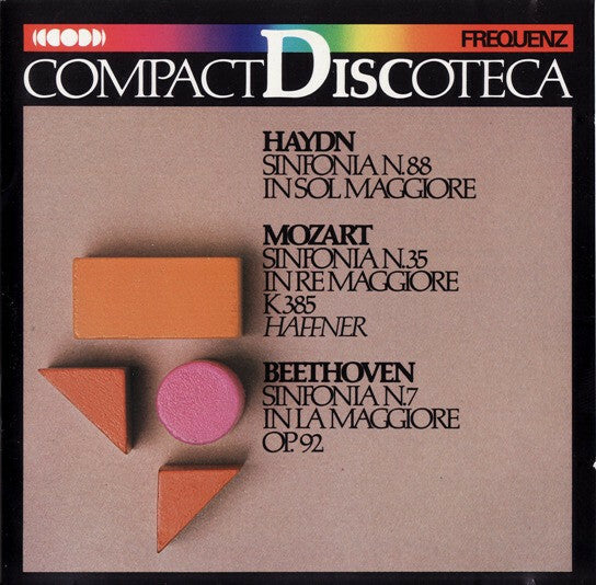 Haydn*, Mozart*, Beethoven* - Sinfonia N.88 In Sol Maggiore / Sinfonia N.35 In Re Maggiore K 385 Haffner / Sinfonia N.7 In La Maggiore Op.92 - Haydn*, Mozart*, Beethoven* - CD