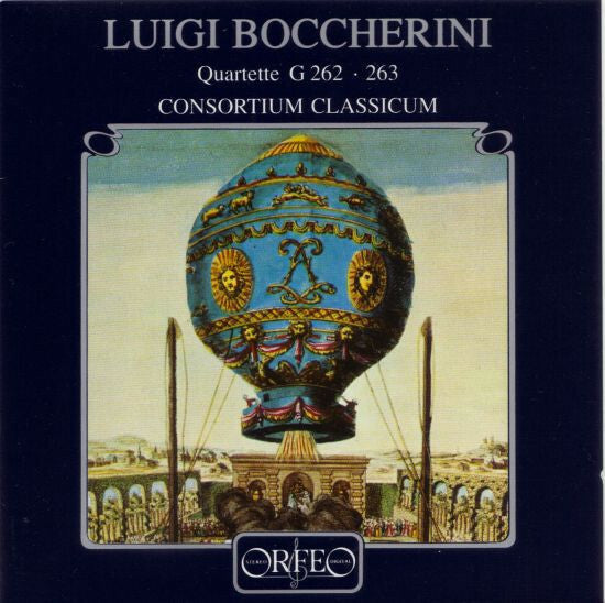 Luigi Boccherini, Consortium Classicum - Quartette G262 - 263 - Luigi Boccherini, Consortium Classicum - CD