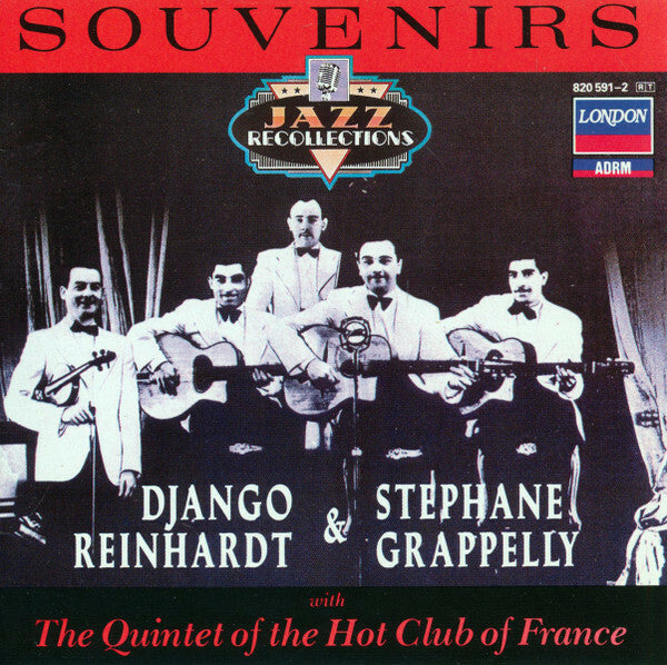Django Reinhardt & Stephane Grappelly With The Quintet Of The Hot Club Of France - Souvenirs - Django Reinhardt & Stephane Grappelly With The Quintet Of The Hot Club Of France - CD