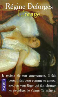 L'orage - Régine Deforges - Livre