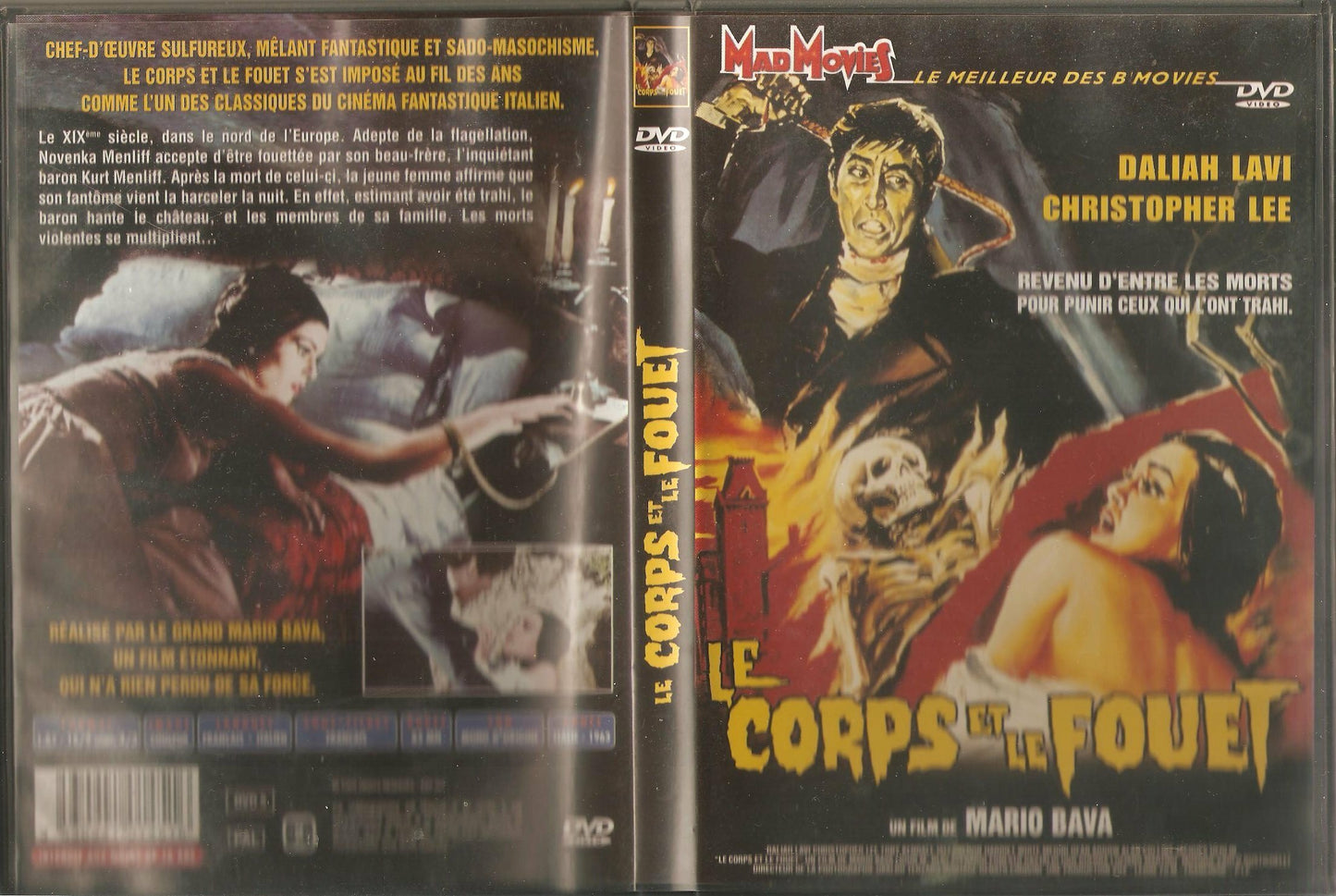 Le corps et le fouet - Mario Bava - DVD