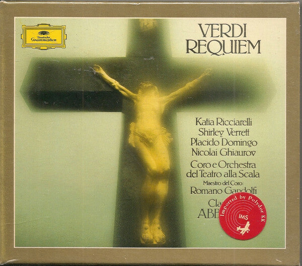 Verdi*, Claudio Abbado, Katia Ricciarelli, Shirley Verrett, Placido Domingo, Nicolai Ghiaurov, Coro* E Orchestra Del Teatro Alla Scala, Romano Gandolfi - Requiem - Verdi, Shirley Verrett, Katia Ricciarelli, Claudio Abbado, Placido Domingo, Nicolai Ghiaurov, Coro E Orchestra Del Teatro Alla Scala, Romano Gandolfi - CD