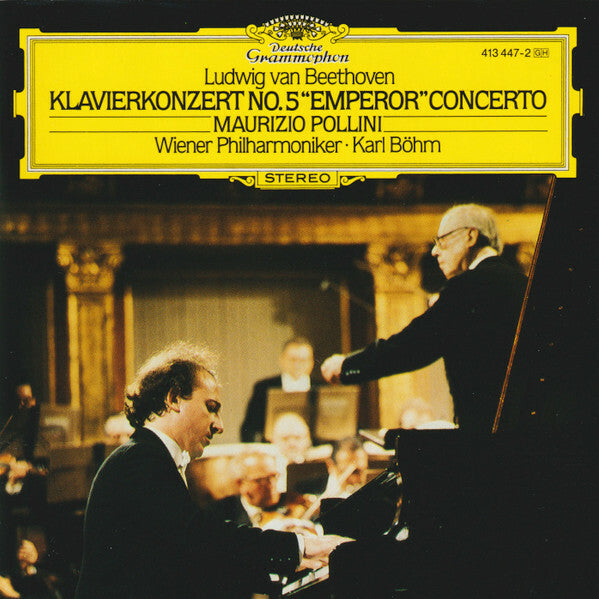 Ludwig Van Beethoven, Maurizio Pollini, Wiener Philharmoniker, Karl Böhm - Klavierkonzert no.5 emperor concerto - Maurizio Pollini, Ludwig van Beethoven, Wiener Philharmoniker, Karl Böhm - CD
