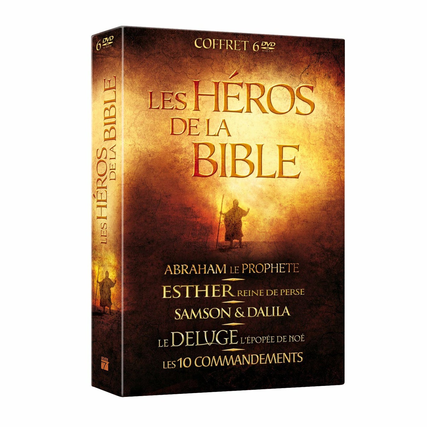 Les héros de la bible : Abraham le prophète + esther, reine de perse + samson & dalila + le déluge + les 10 commandements - Inconnu - DVD