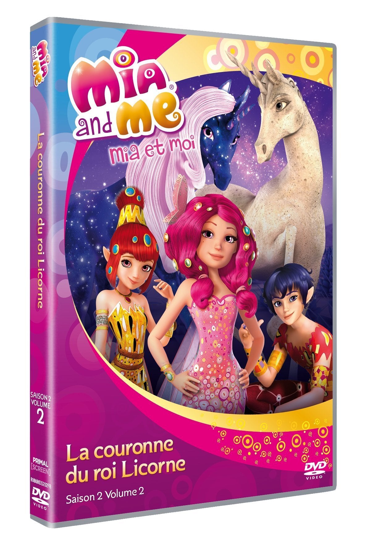 Mia & Me-Saison 2, Vol. 2 : La Couronne du Roi Licorne - Gerhard Hahn, Andrea De Sica, Luca Morsella, Larry Whitaker - DVD