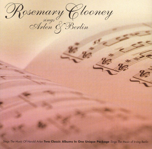 Rosemary Clooney - Sings Harold Arlen & Irving Berlin - Rosemary Clooney - CD