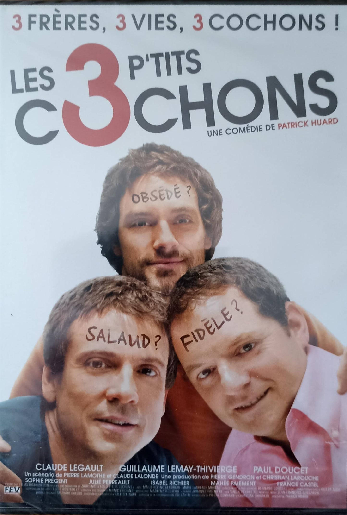 Les 3 P'tits Cochons (Import) - Patrick Huard - DVD