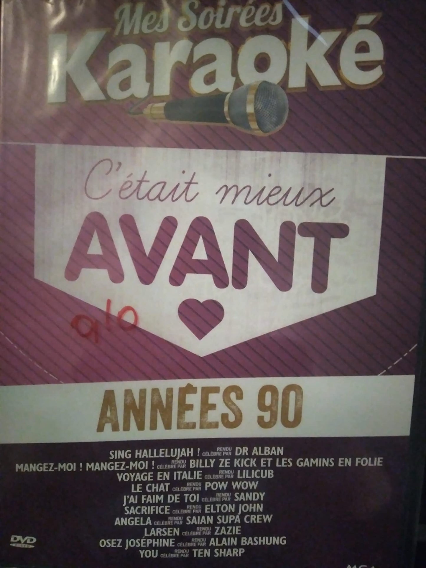 MES SOIREES KARAOKE ANNEES 90 - Inconnu - DVD