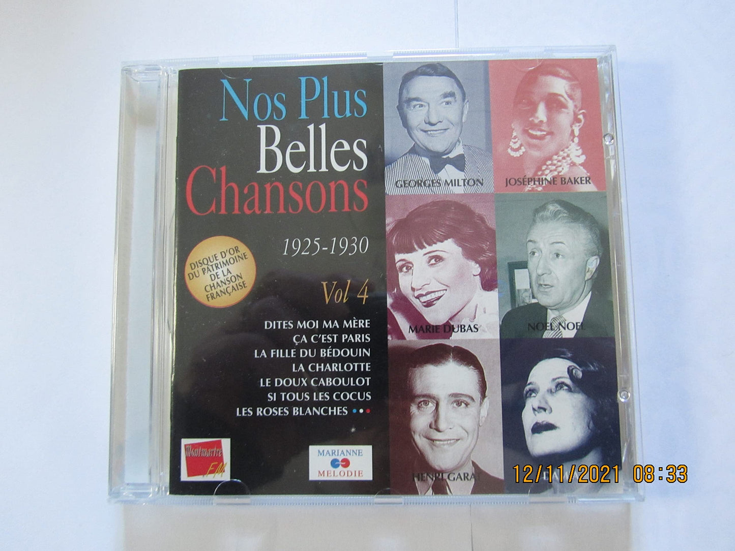 NOS PLUS BELLE CHANSONS - Vol 4 - - CD