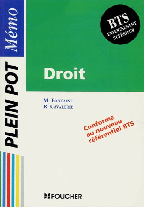 Droit BTS - R. Cavalerie - Livre