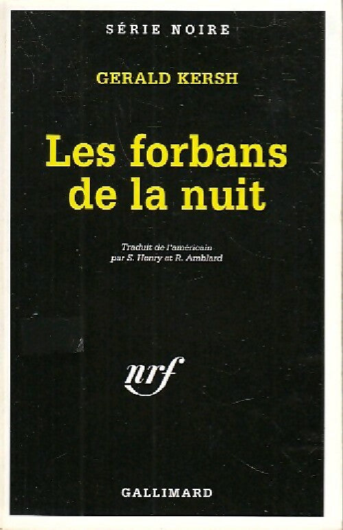 Les forbans de la nuit - Gerald Kersh - Livre