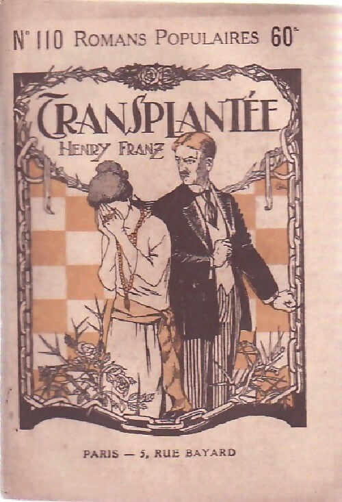 Transplantée - Henri Franz - Livre