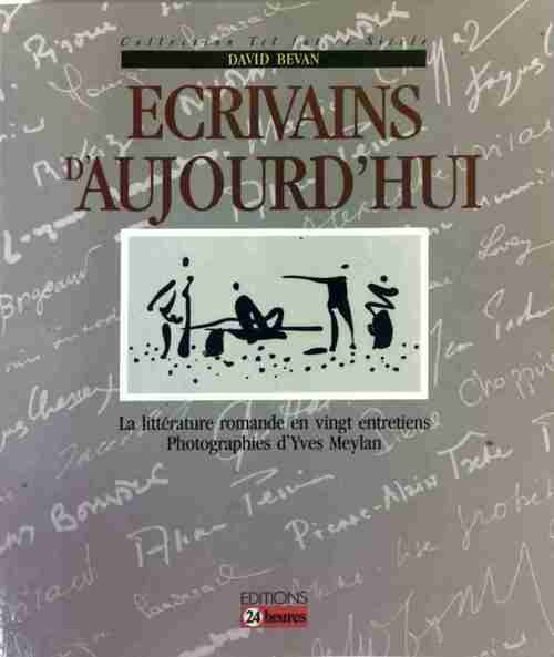Ecrivains d'aujourd'hui - David Bevan - Livre