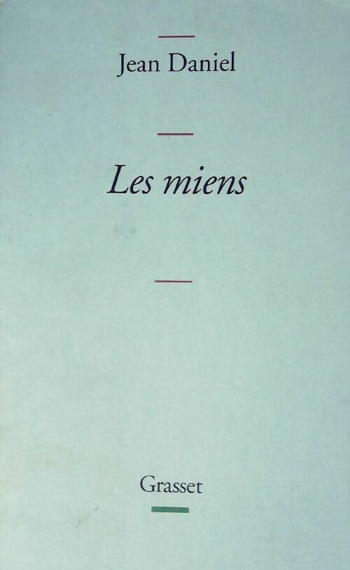 Les miens - Jean Daniel - Livre