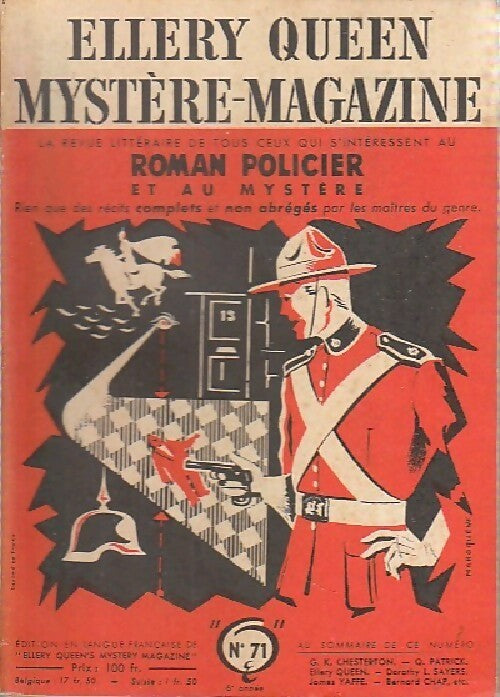 Mystère magazine n°71 - Collectif - Livre