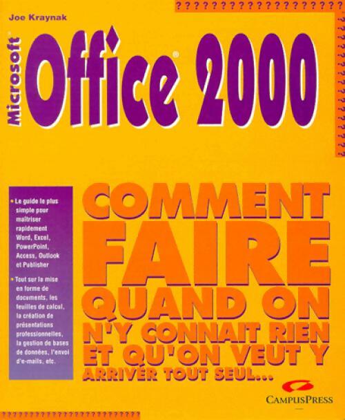 Microsoft Office 2000 - Joe Kraynak - Livre