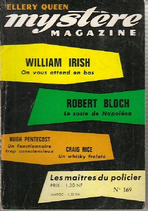 Mystère magazine n°169 - Collectif - Livre