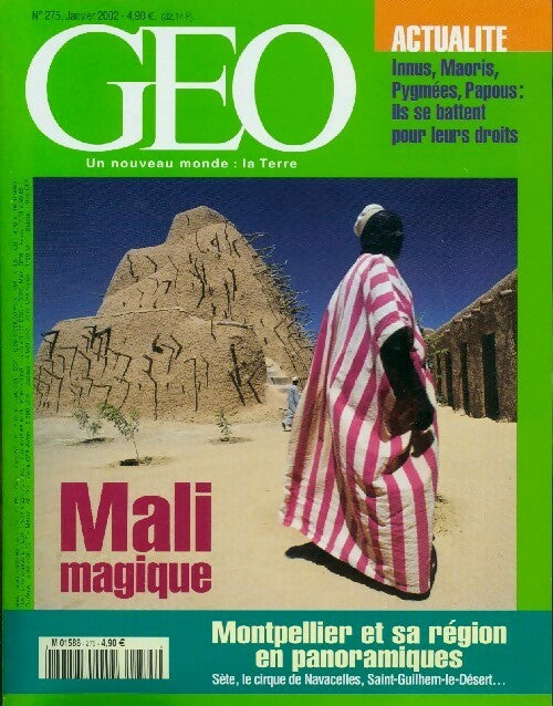 Géo n°275 : Mali magique - Collectif - Livre