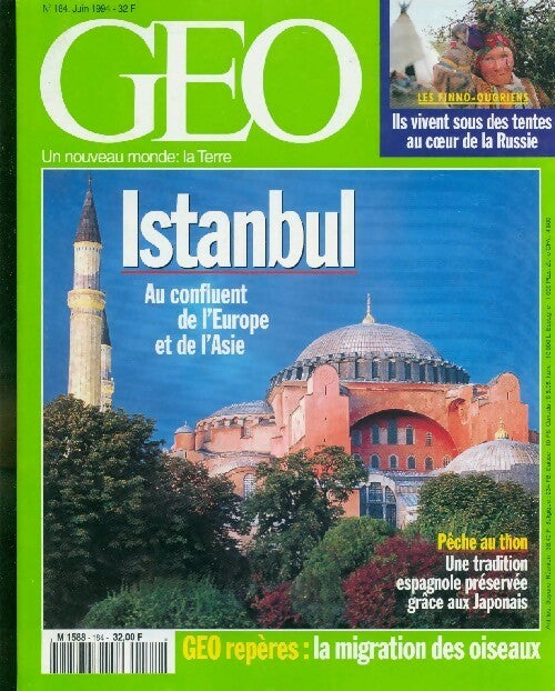 Géo n°184 : Istanbul, au confluent de l'Europe et de l'Asie - Collectif - Livre