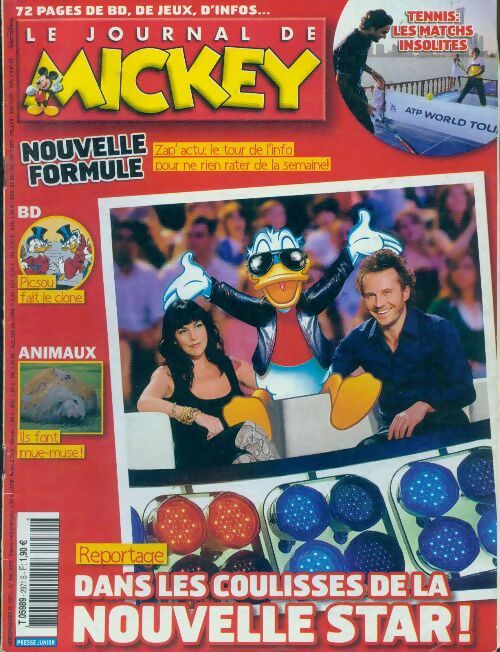 Le journal de Mickey n°2971 : Dans les coulisses de la Nouvelle Star - Disney - Livre