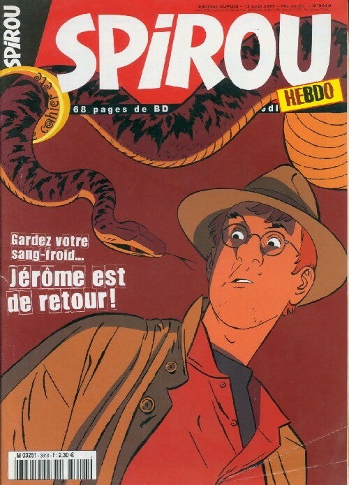 Spirou n°3618 : Jérôme est de retour ! - Collectif - Livre
