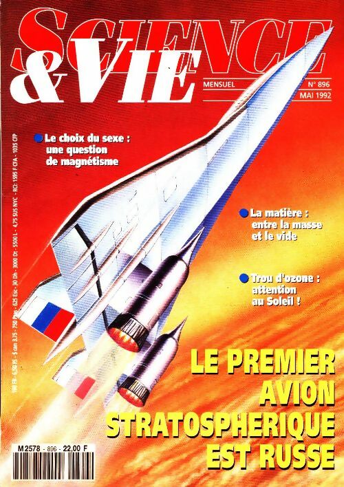 Science & vie n°896 : Le premier avion stratosphérique est russe - Collectif - Livre