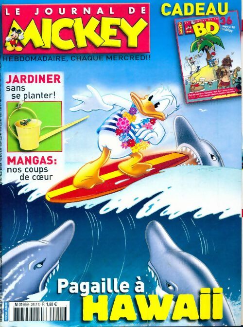Le journal de Mickey n°2812 : Pagaille à Hawaii - Disney - Livre