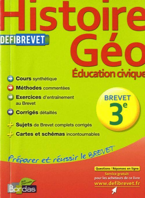 Histoire-Géographie-Education civique 3e - Jean-Pierre Rocher - Livre