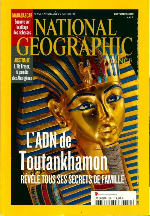 National Geographic n°132 : L'ADN de Toutankhamon - Collectif - Livre