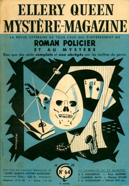 Mystère magazine n°64 - Collectif - Livre