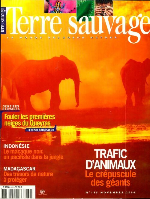 Terre sauvage n°155 : Trafic d'animaux - Collectif - Livre