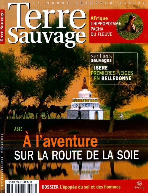 Terre sauvage n°179 : A l'aventure sur la route de la soie - Collectif - Livre