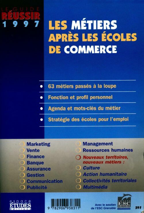 Les métiers après les écoles de commerce - Collectif - Livre