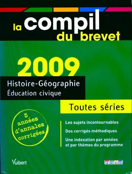 Histoire-géographie, éducation civique 2009 - judith Bertrand - Livre