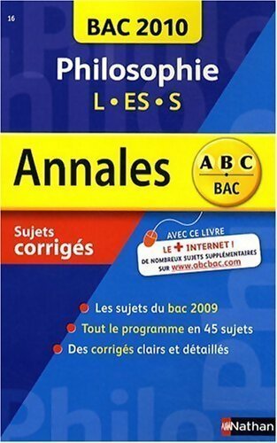 Philosophie Terminales L-ES-S corrigés - Gérard Durozoi - Livre