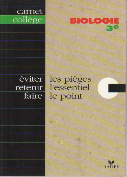 Biologie 3e - S. Laschkar - Livre