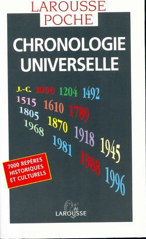 Chonologie universelle - Inconnu - Livre