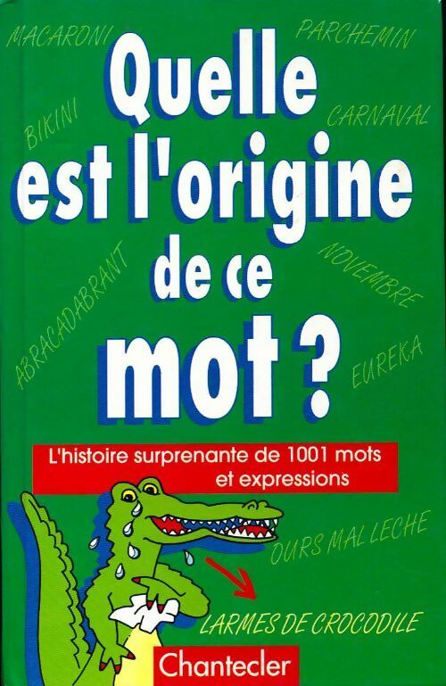 Quelle est l'origine de ce mot ? - Son Tyberg - Livre