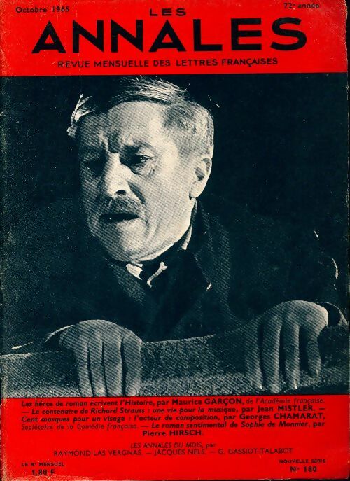 Les annales n°180 : - Collectif - Livre