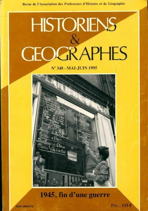 Historiens & géographes n°348 - Collectif - Livre