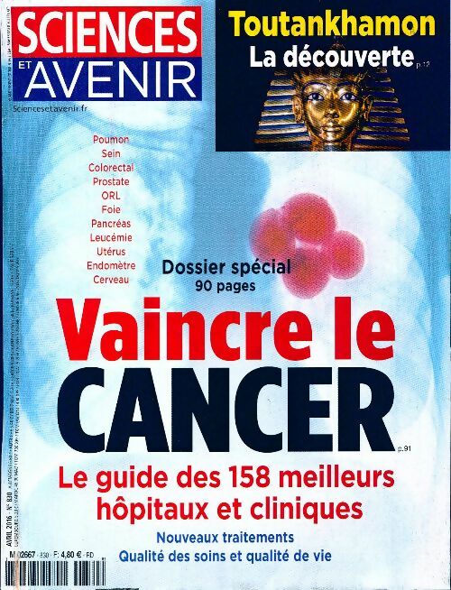 Sciences et avenir n°830 : Vaincre le cancer - Collectif - Livre