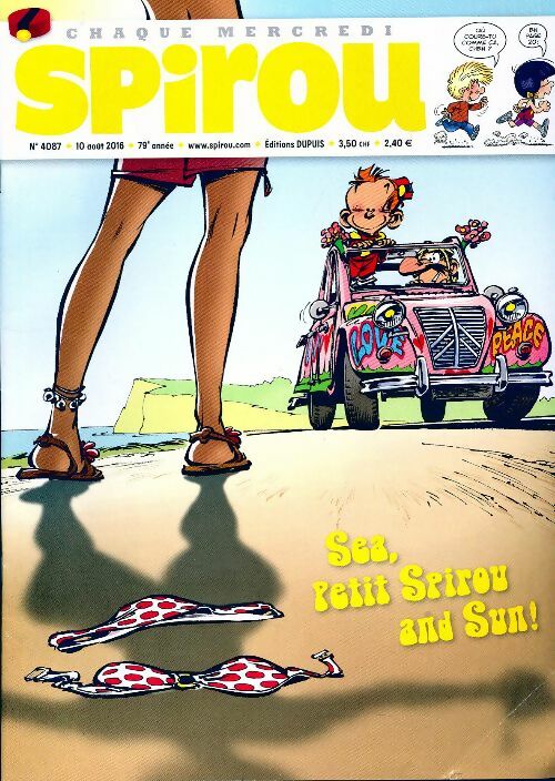 Spirou n°4087 : Sea, petit Spirou and Sun ! - Collectif - Livre
