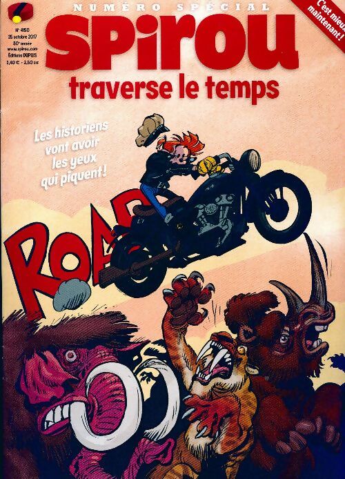 Spirou n°4150 : Spirou traverse le temps - Collectif - Livre