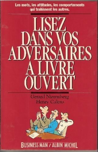 Lisez dans vos adversaires à livre ouvert - Gérard Nierenberg, Henry Calens - Livre