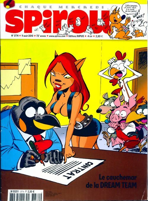 Spirou n°3774 : Le cauchemar de la Dream Team - Collectif - Livre